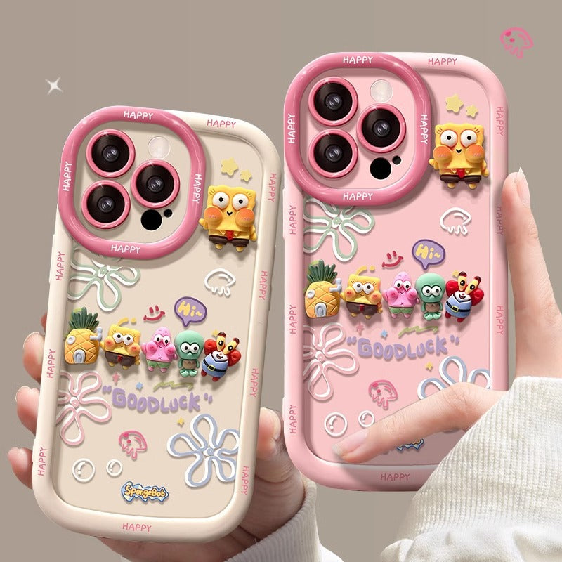 SpongeBob SquarePants doll phone case for Apple