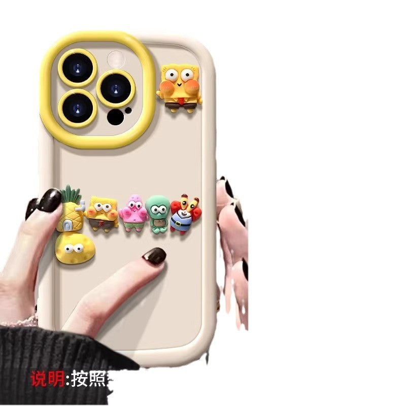 SpongeBob SquarePants doll phone case for Apple