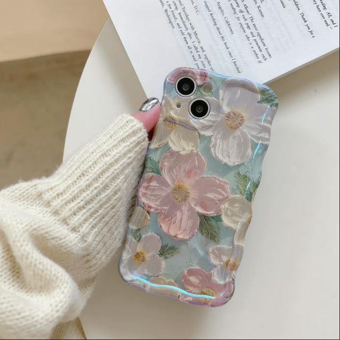 🌸Colorful Retro Oil Painting Print Phone Case